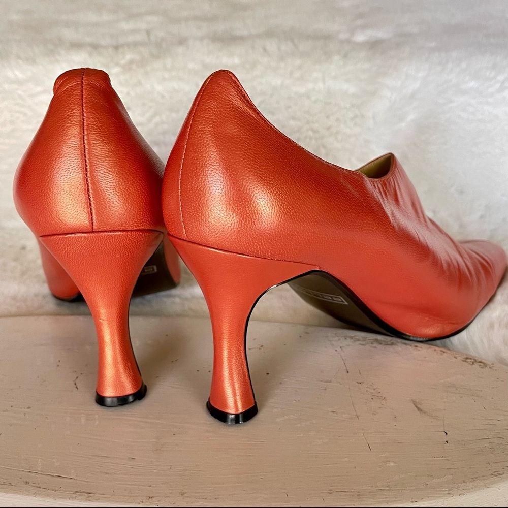 🧡 Bellini- Metallic Burnt Orange Pumps- Sz 10 wide